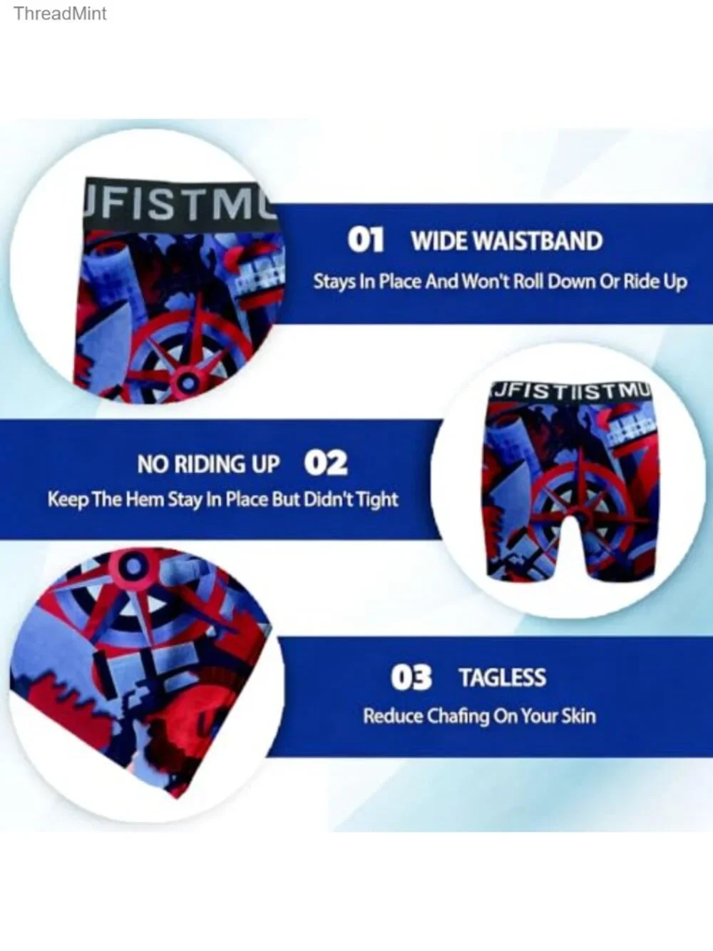 12 Pack Mens Boxer Briefs Moisture Wicking Breathable Underwear Stretch
